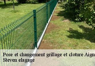 Pose et changement grillage et cloture  aigne-72650 Steven elagage