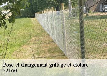 Pose et changement grillage et cloture 72160