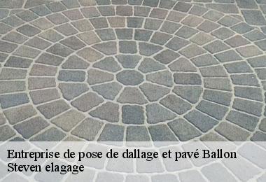 Entreprise de pose de dallage et pavé ballon-72290 Steven elagage