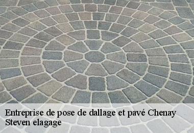Entreprise de pose de dallage et pavé chenay-72610 Steven elagage