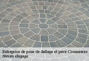 Entreprise de pose de dallage et pavé  crosmieres-72200 Steven elagage